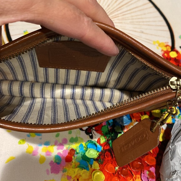 Coach 7165 Zip Utility Pouch Wallet Cosmetic Chunky Case Clutch. - Picture 9 of 10